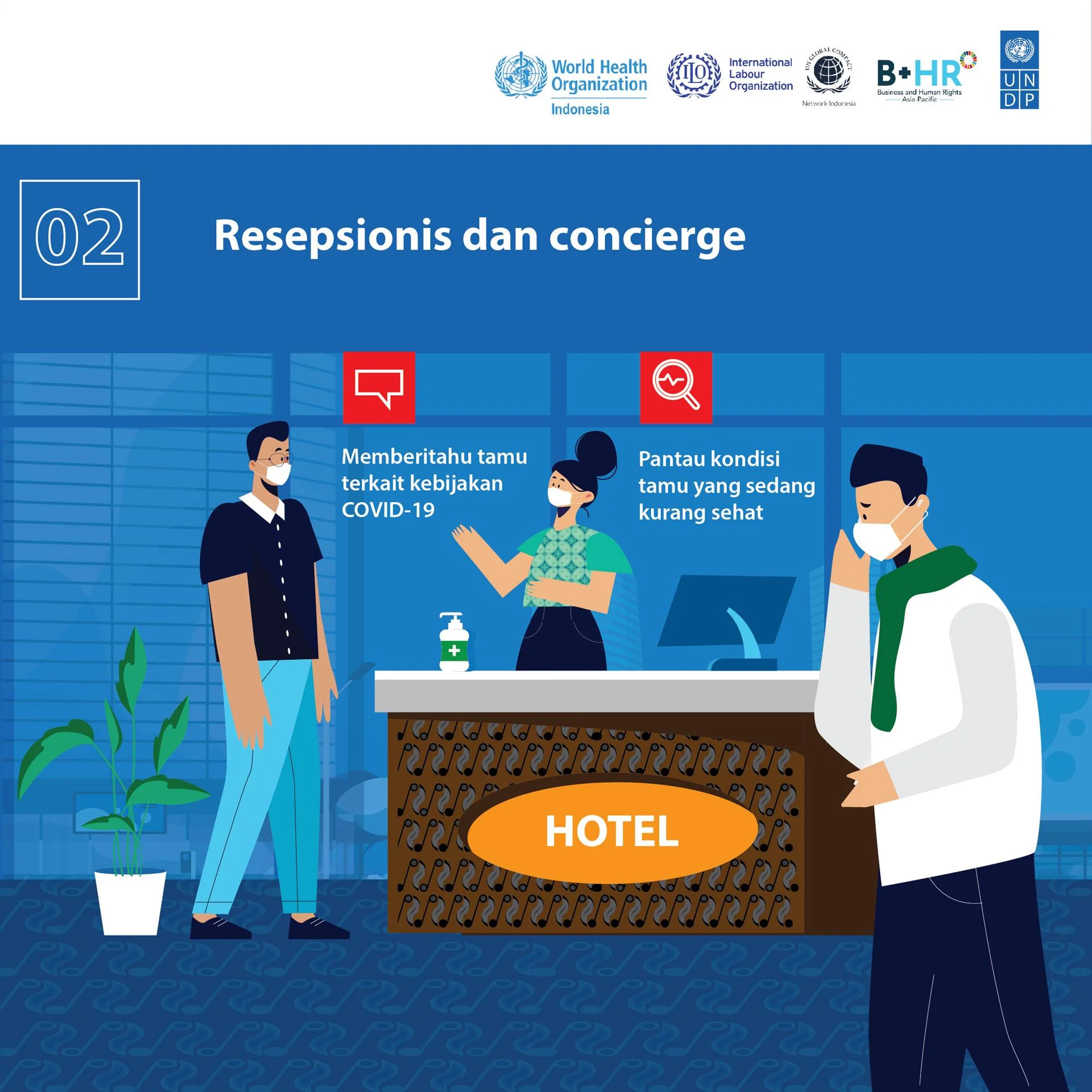 Panduan Pekerja di sektor akomodasi 3