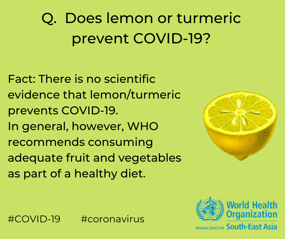 Covid19 Fact or Fiction--Lemon-Turmeric Covid19 Fact or Fiction--Lemon-Turmeric