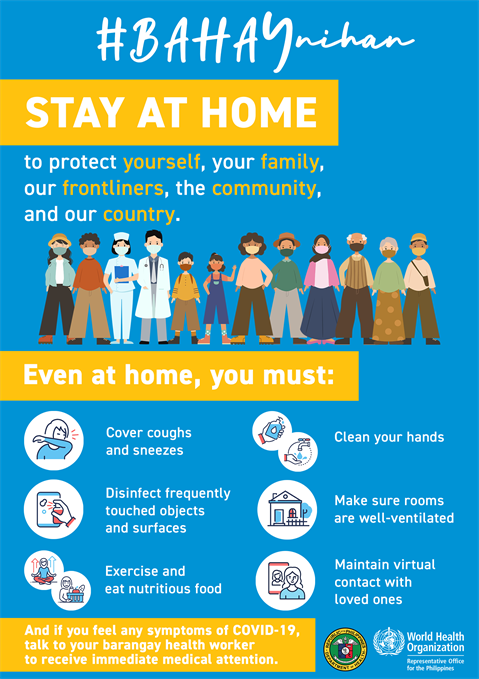 Infographic visualising the recommended advice.